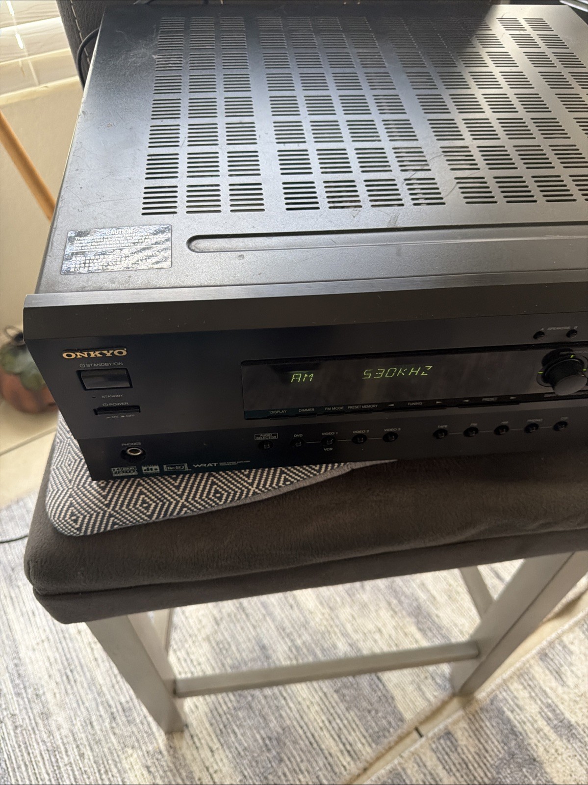 Onkyo TX-DS595 AV Receiver 5.1 Channel Home Theater Surround Sound System