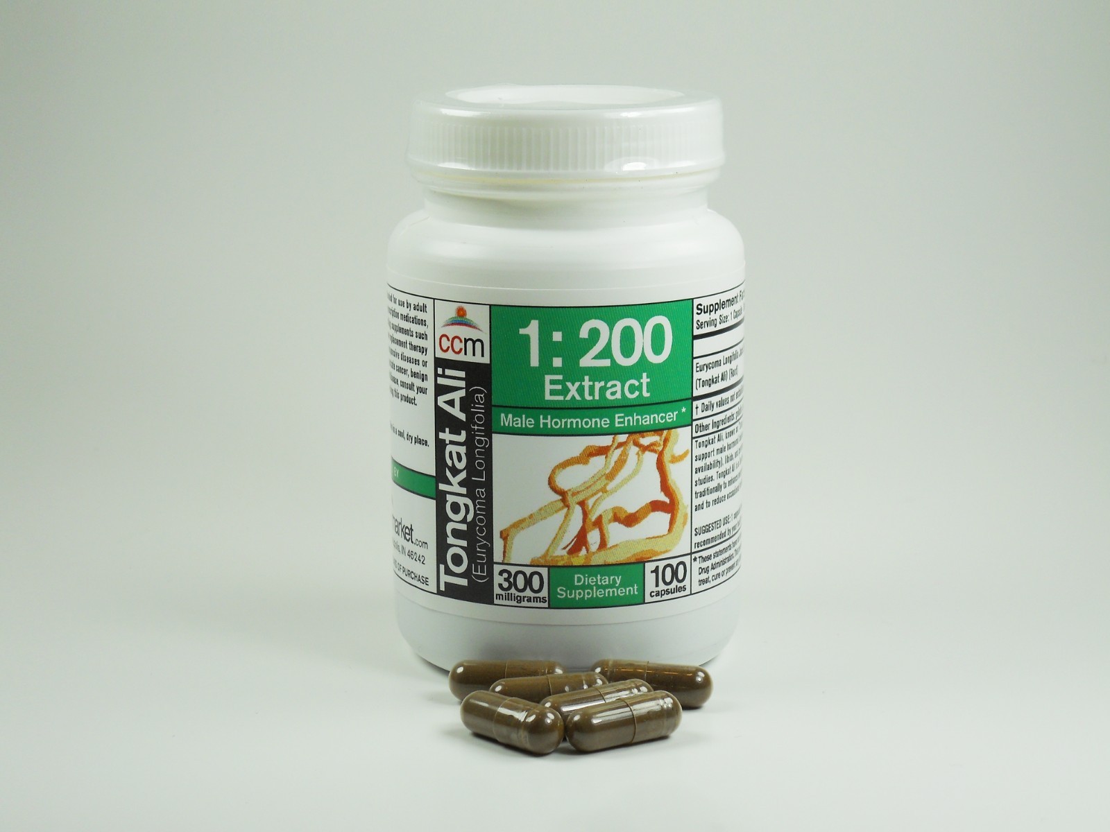 Eurycoma Longifolia (LongJack) – 1:200 EXTRACT – 300mg 100 Capsules – Indonesia