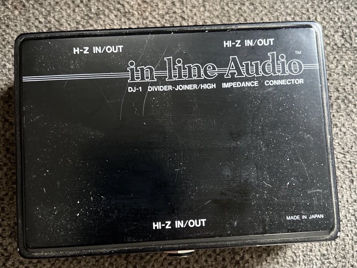 Vintage In Line Audio DJ-1 Divider Joiner Impedance Audio Connector 1/1 On eBay