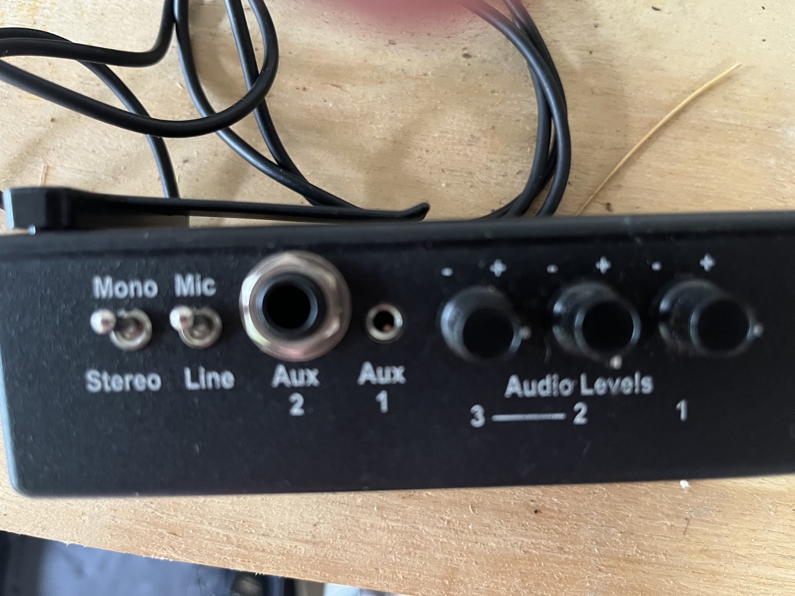 Audio-Technica Lavalier Mics, XLR mixer & XLR Cords