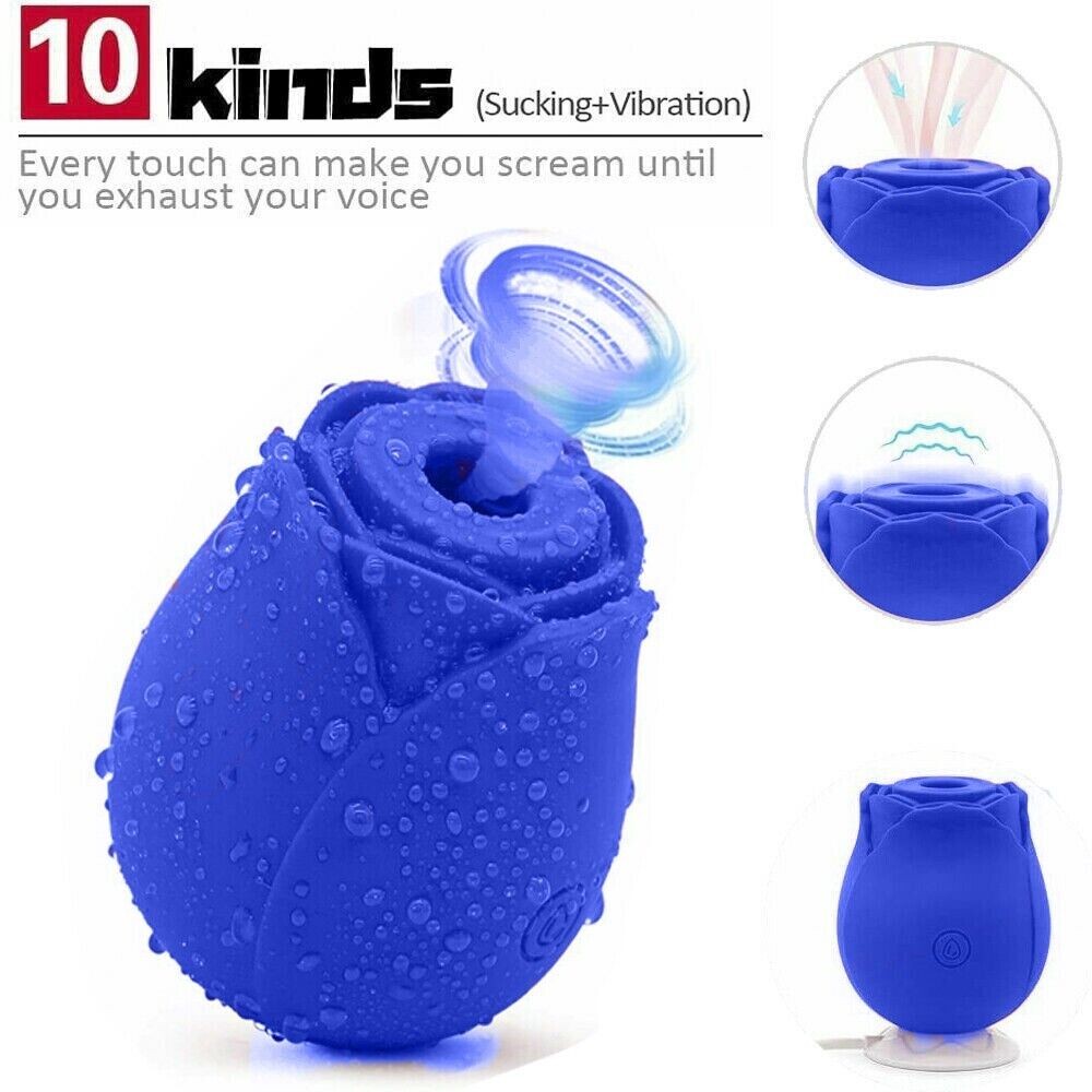 10Speed Mini Rechargeable Massager Powerful Personal Female Vibrate For Woman US
