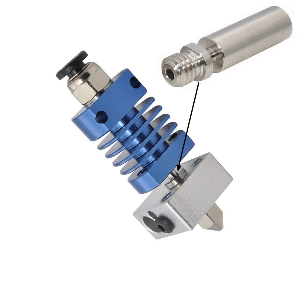 High-Performance 2pcs Titanium Heat Breaks for Creality 3D Printers - All-Metal