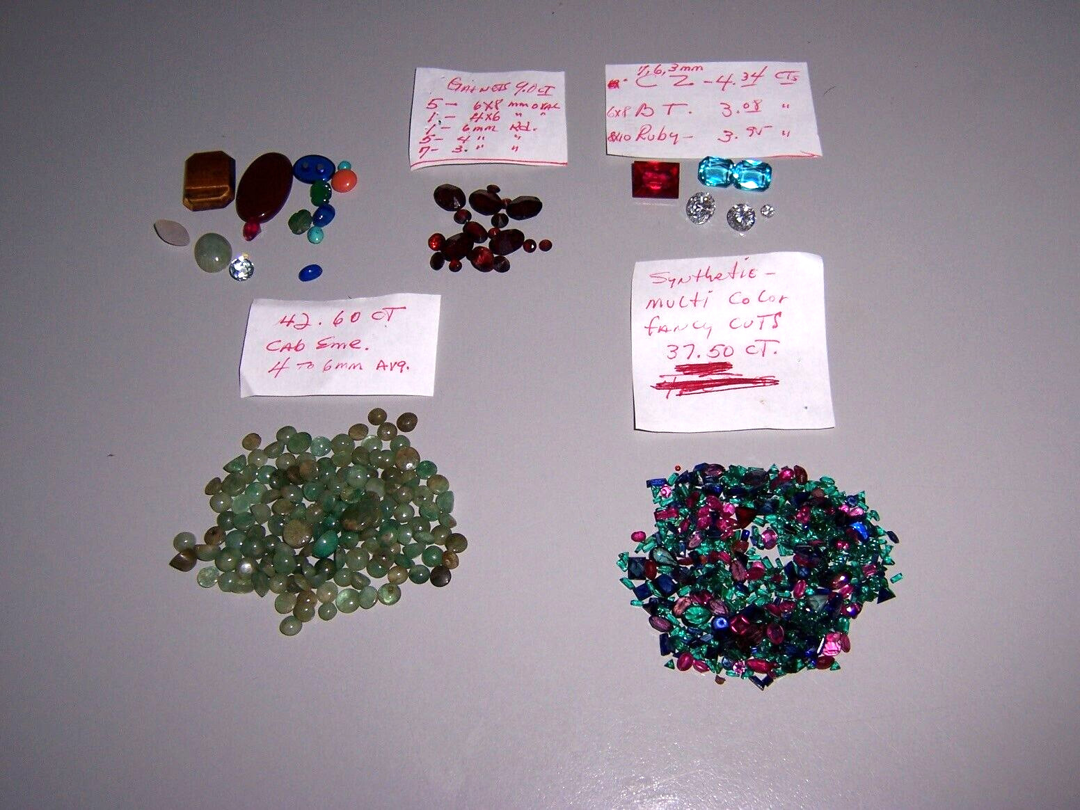 Melange of Color Stones; All seen in the  Photos Included " One Price".