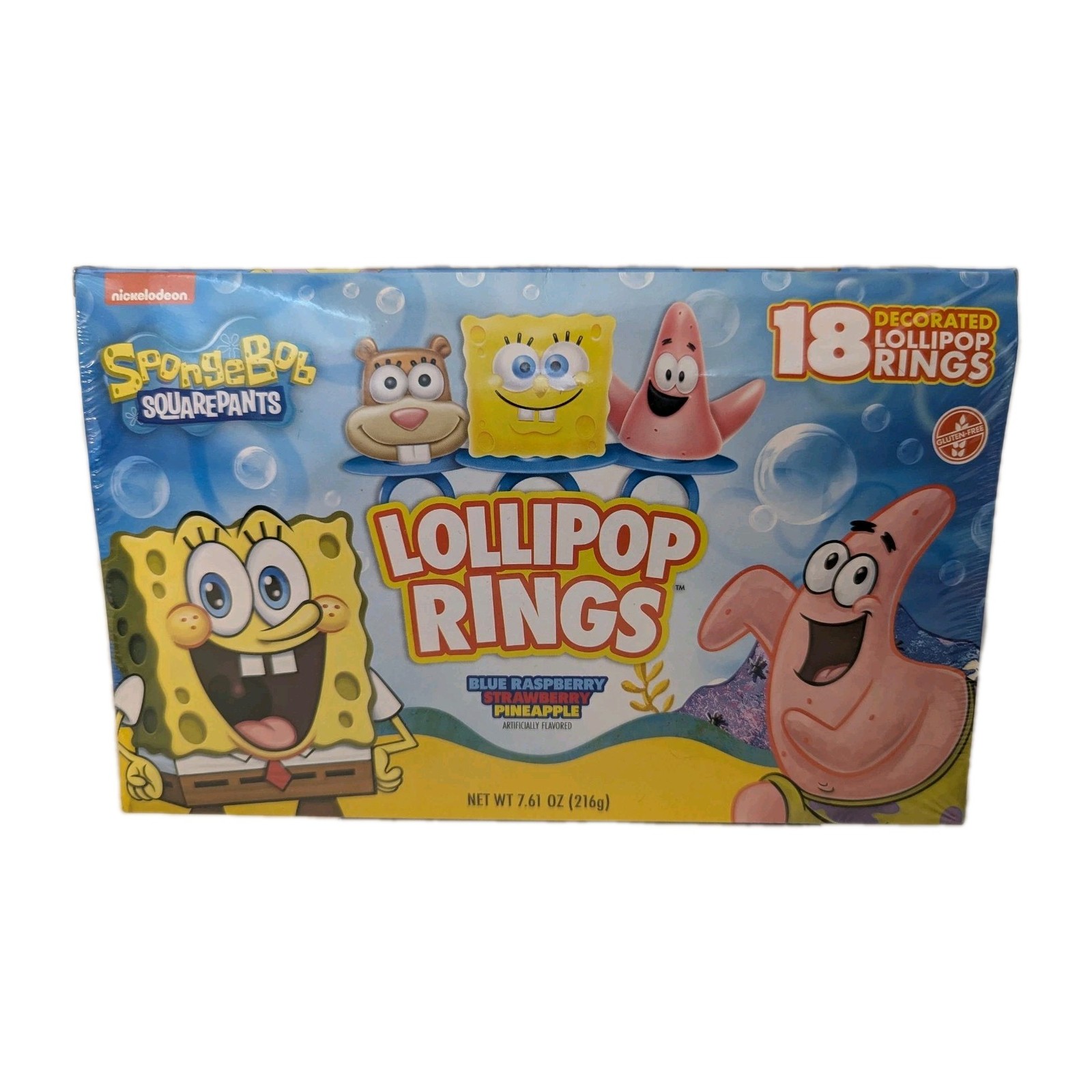 SpongeBob Square Pants Lolipop Rings For Kids Birthday Party Favors 18 Count