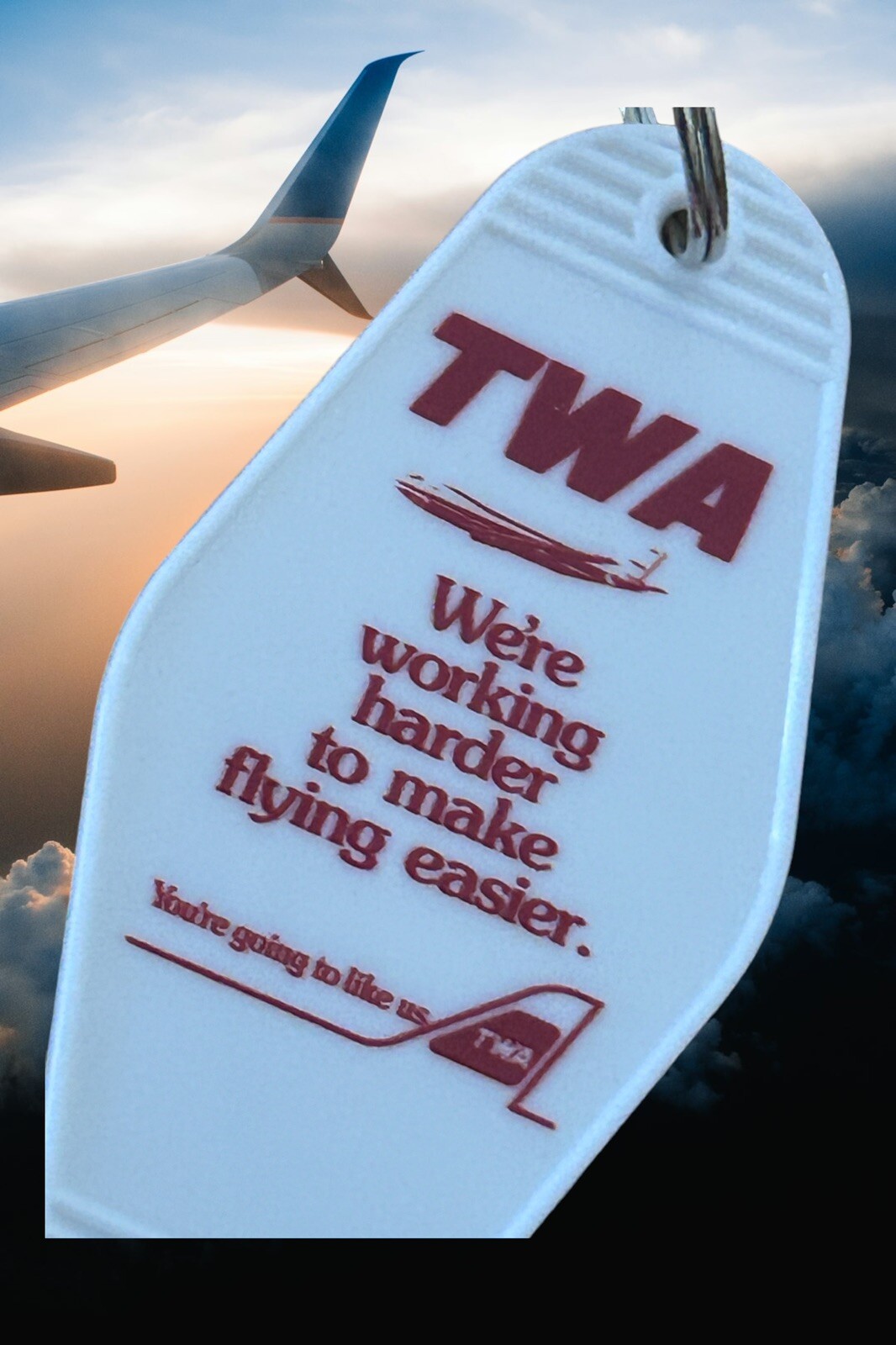 Retro Airline Keytag Set: Eastern, Pan Am & TWA