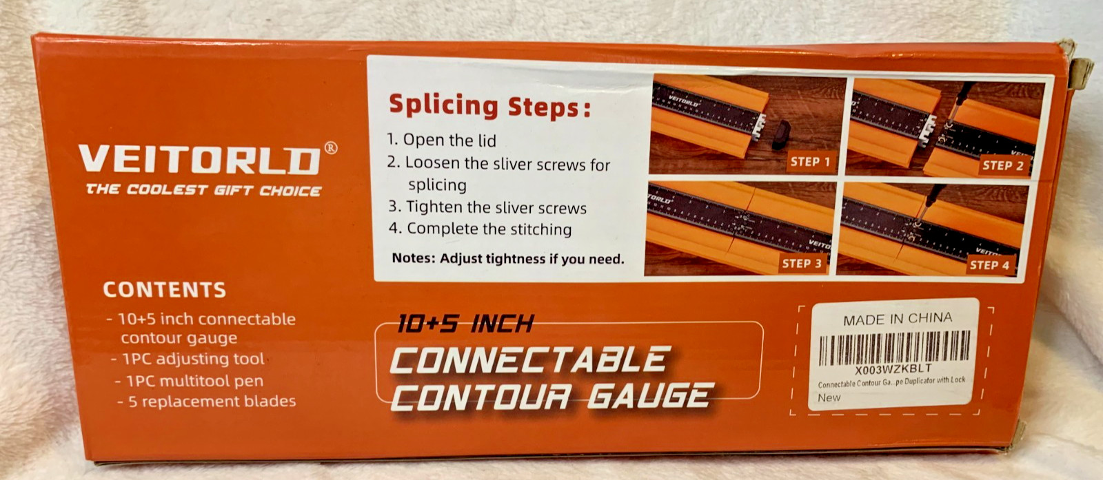 VEITORLD Connectable Contour Gauge(10+5 Inch)
