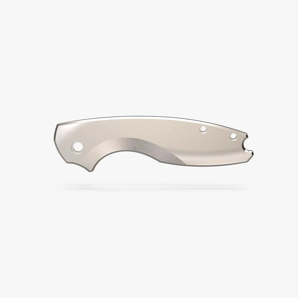 CRKT Pilar 3 Flytanium Handle Scale - Flow Stonewash Titanium FLY-1174SW
