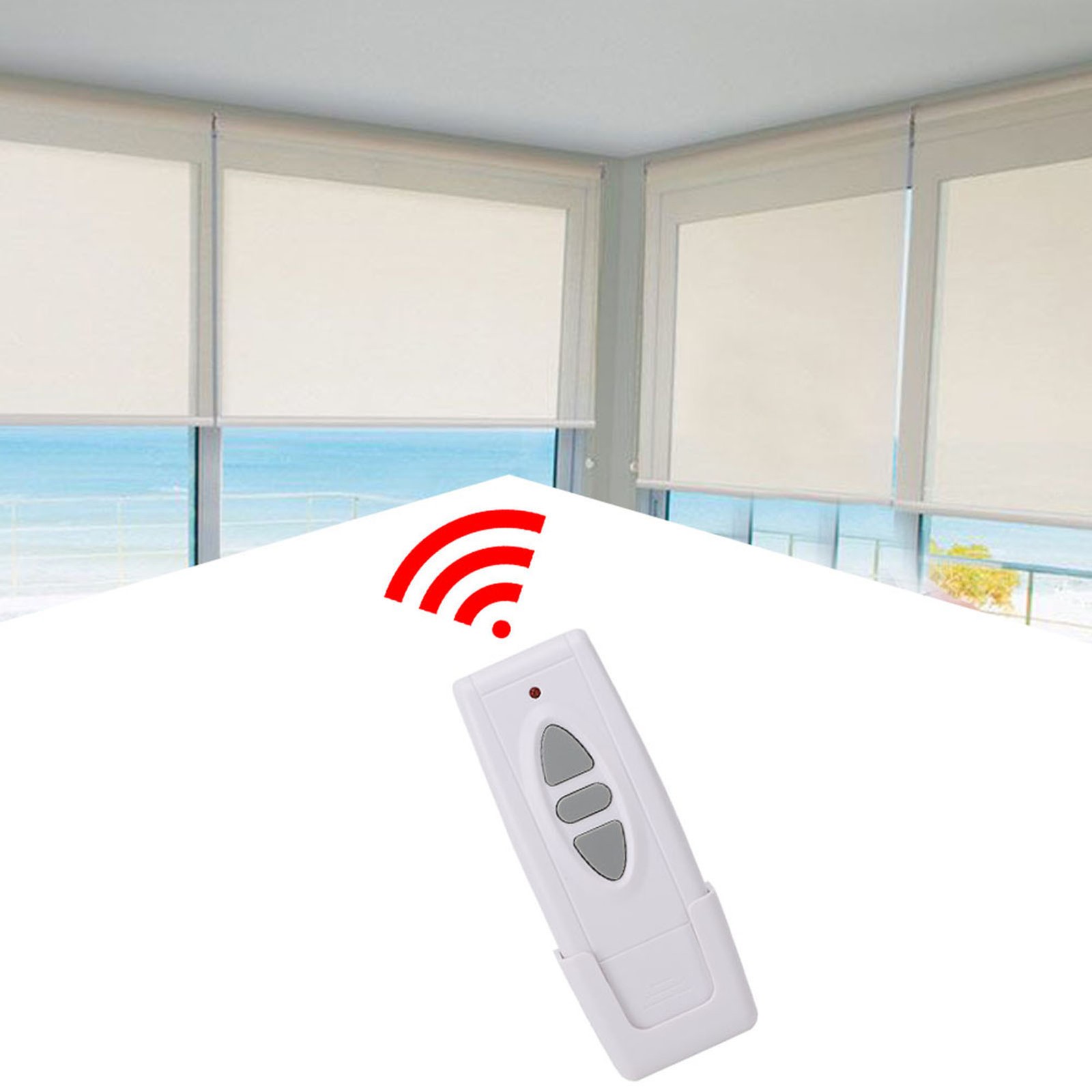 Wireless Remote Control Switch For Electric Curtains Long Distance Operation New