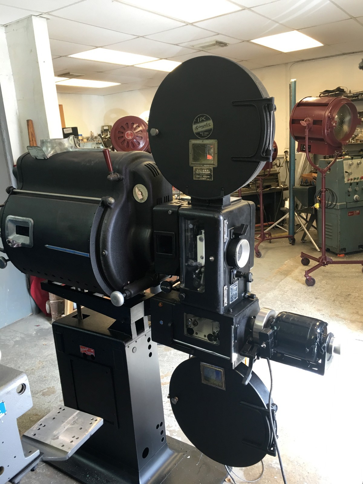 Simplex XL Peerless Magnarc RCA 9030 LL3 18" Mags 35mm Projector Museum Quality