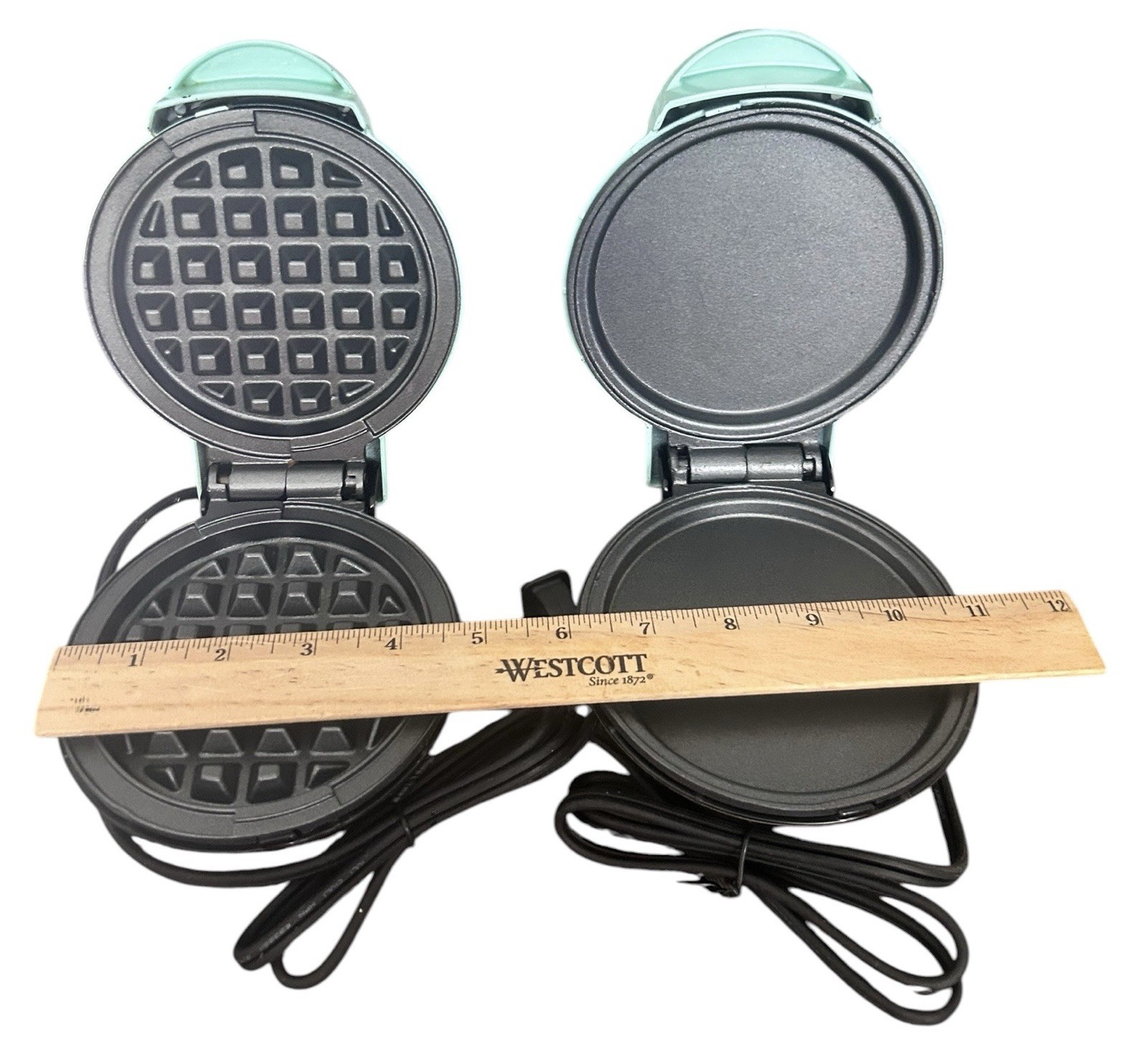 Dash Mini Maker 2-Piece Griddle for Pancakes & Waffle Maker Set of 2