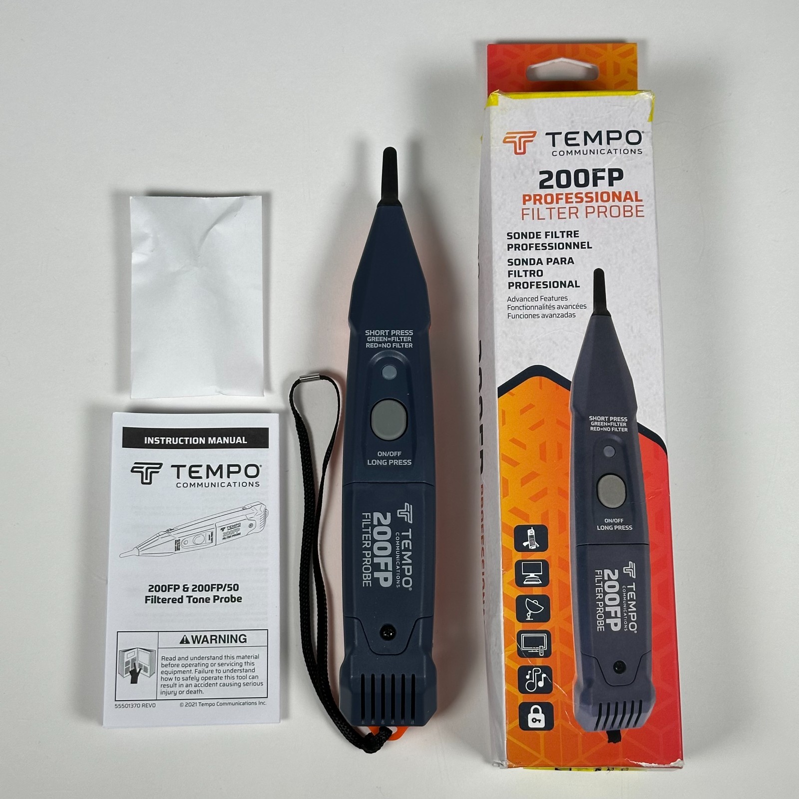 (New) Tempo Communications 200FP Professional Filter Probe