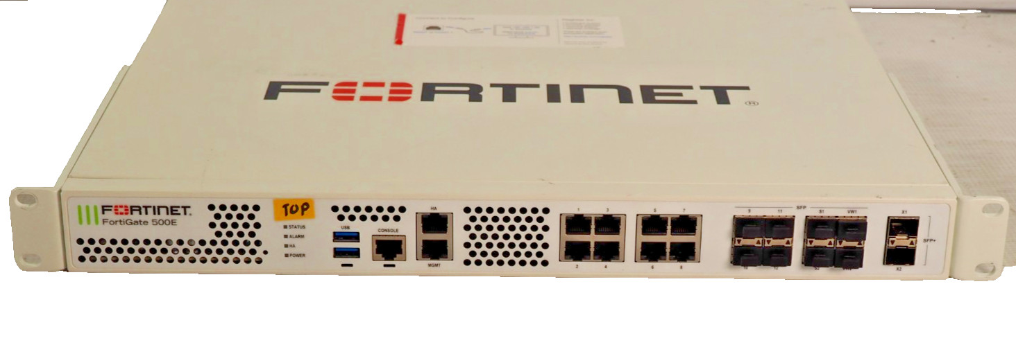 Fortinet Fortigate 500E FG-500E Network Security Firewall