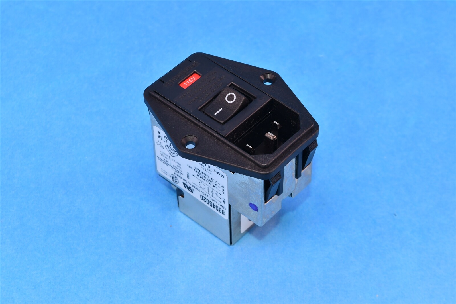 INTERPOWER Switch 83545020 - 10A Power Entry Module 120-250 Vac 50-60 HZ