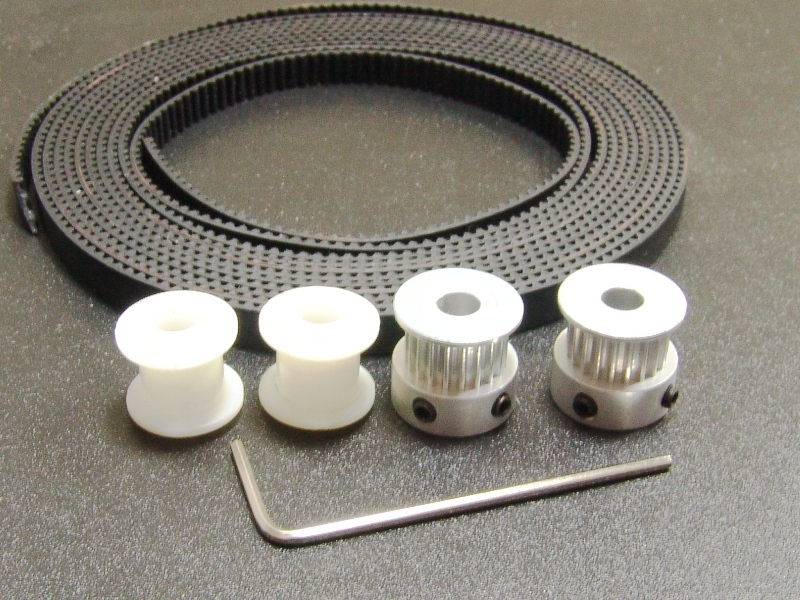 2 Timing Pulleys 2m GT2 Belt Idler Reprap Prusa Mendel 3D Printer Bore 6.35mm