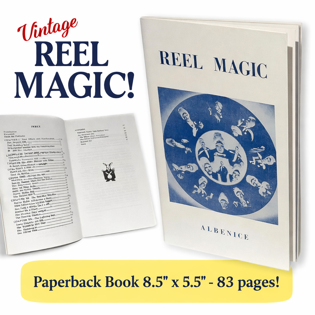 REEL MAGIC BOOK Pull Trick Flite Vanishing Flying Silk Rising Card Stage Serpent