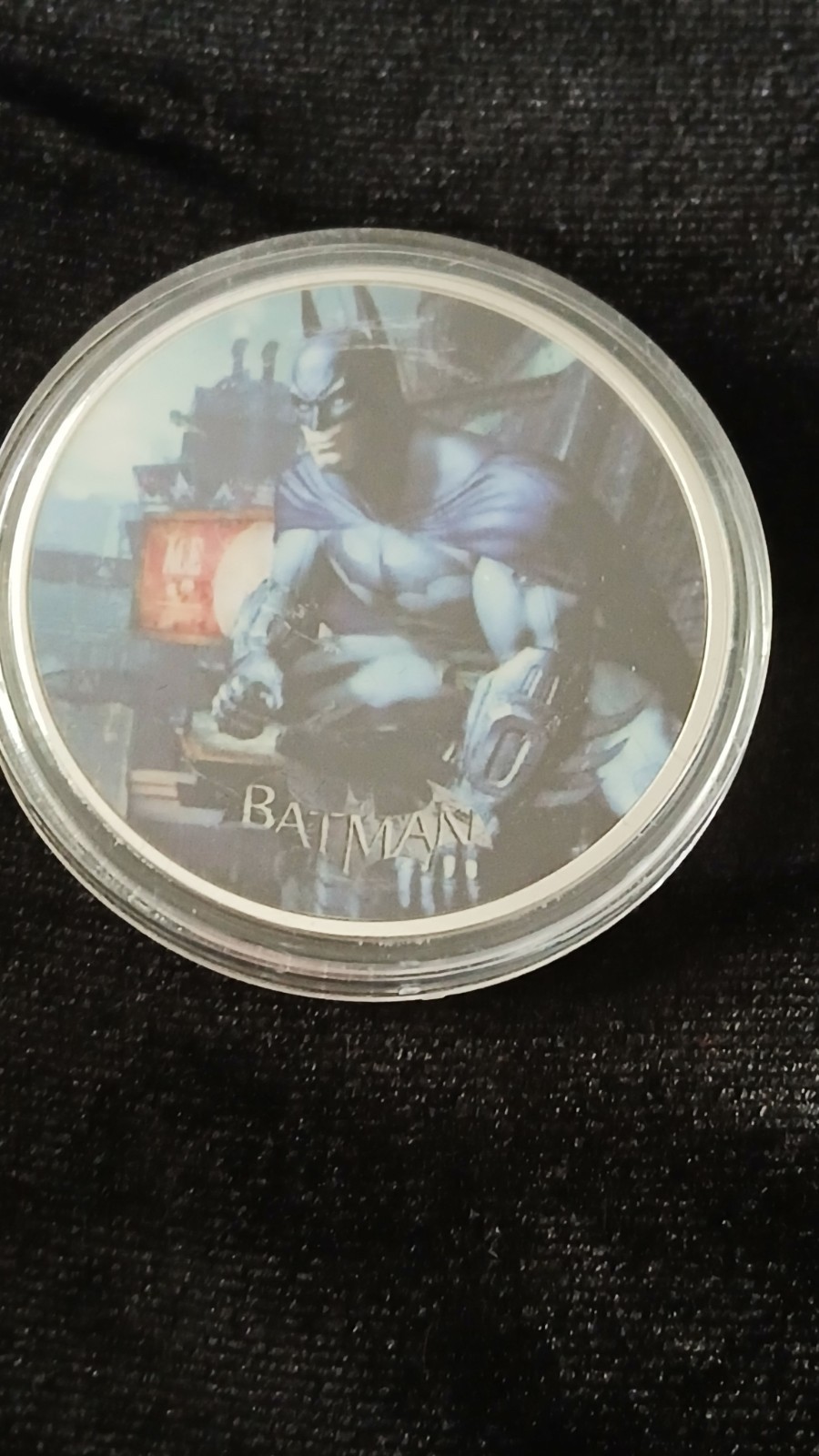 Set Of Silver Plated Batman Coins