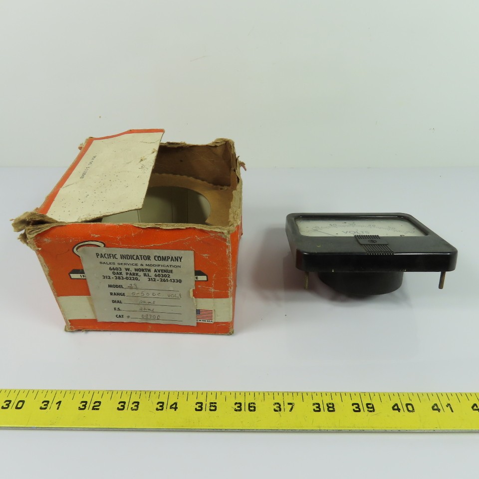 Simpson Model 29 Analog DC Voltmeter 0-60V Panel Meter