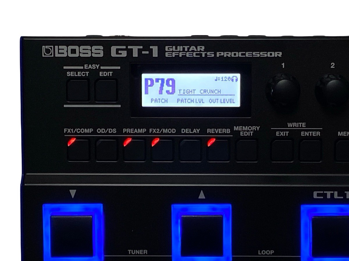 BOSS GT-1 COMPACT BATTERY POWERED GUITAR MULTI-EFFECTS PROCESSOR W/G (EPJ032655)