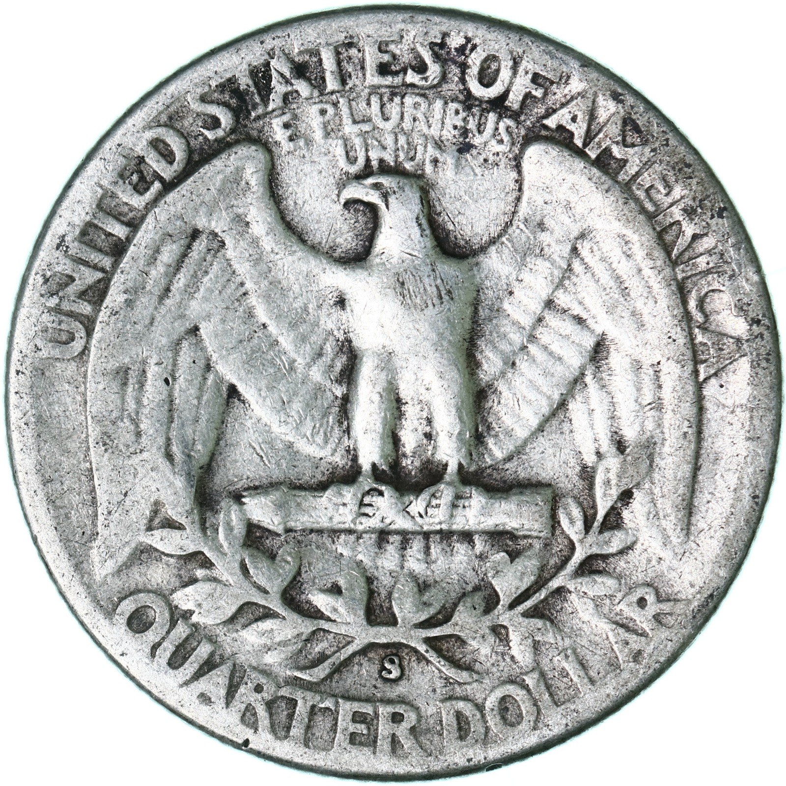 1950 S Washington Quarter 90% Silver Good GD