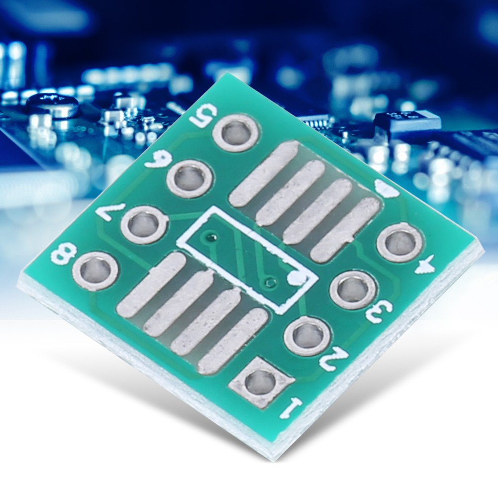 ˇ100x Converter Module Lightweight SOP8 To DIP8 Adapter Board For Printed