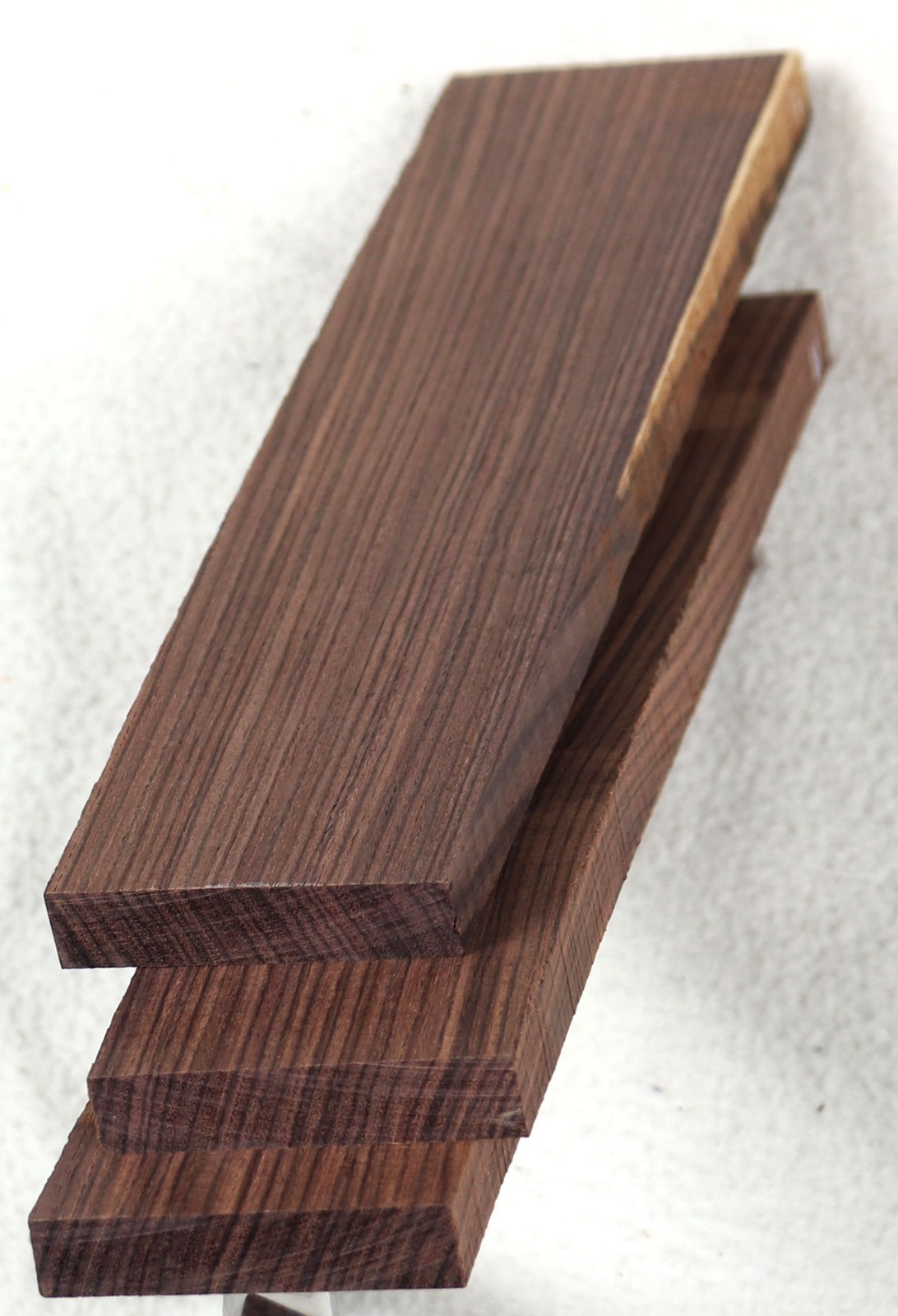 Brazilian Kingwood acoustic guitar bridge blank 1.9x7.6x.41" KBB11