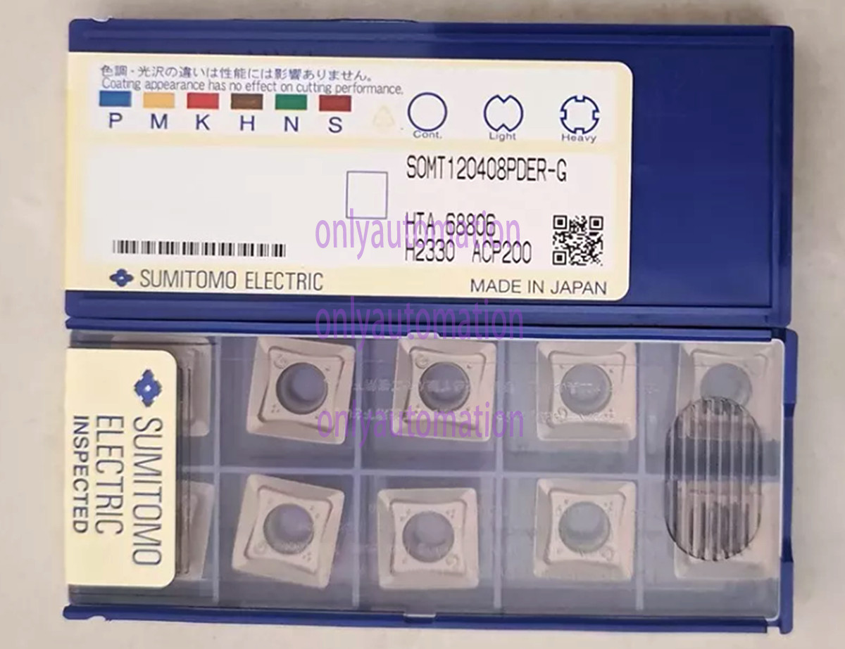 New 10PCS/ SUMITOMO SOMT120408PDER-G ACP200 CNC Blade