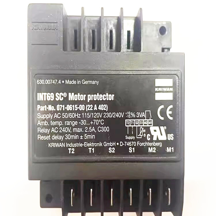 1pcs KRIWAN Protection Module INT69 SC Motor Protector