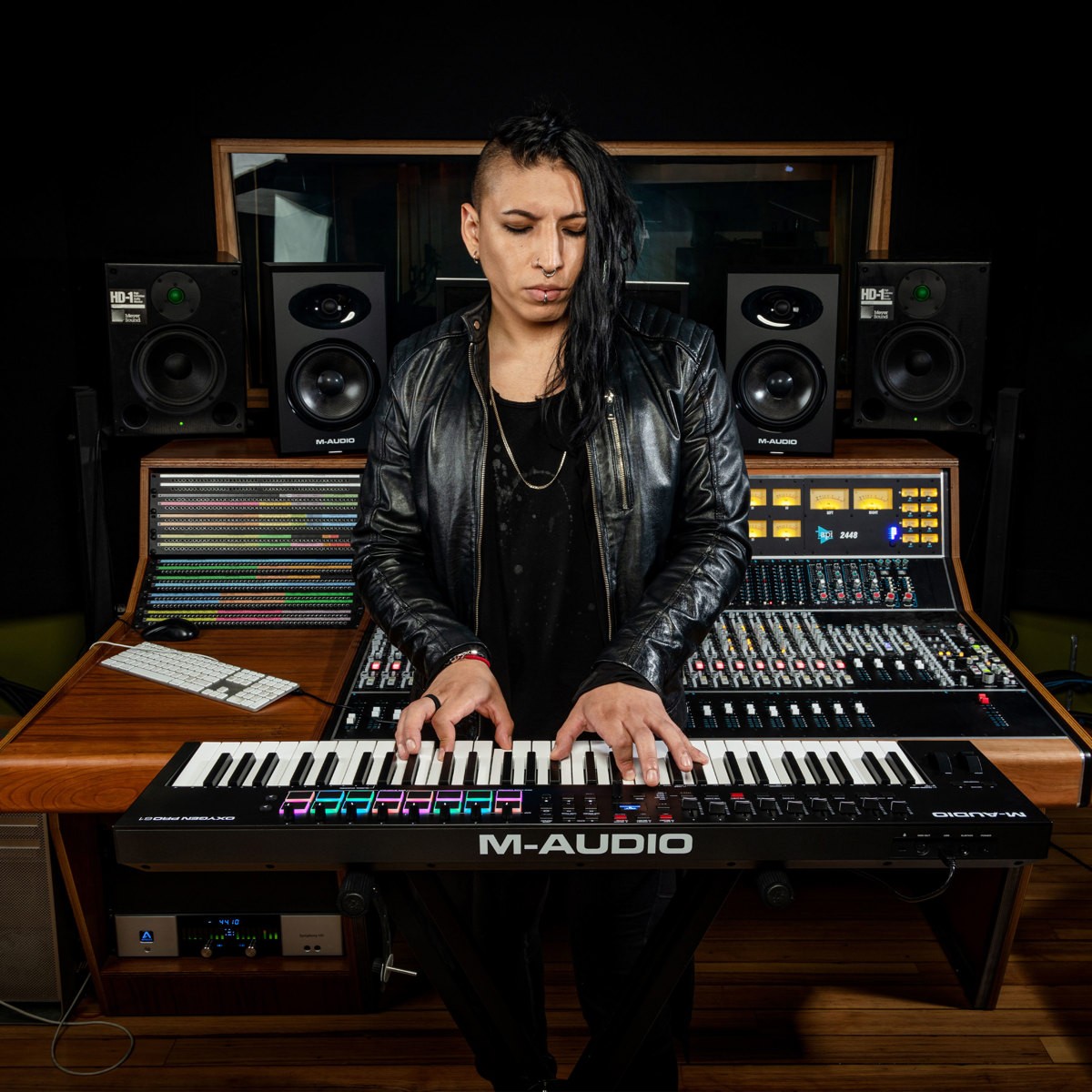 M-Audio Oxygen Pro 61 61-Key USB Powered MIDI Controller with Smart Controls and