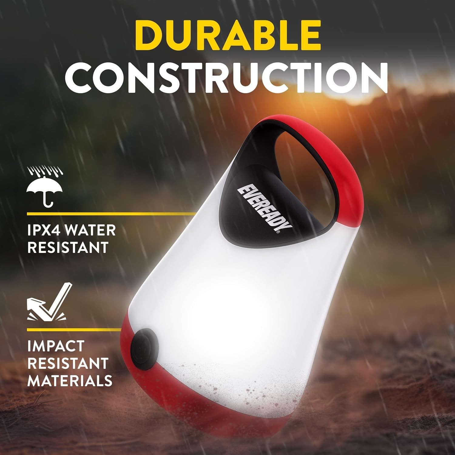 Durable Handheld LED Lantern X-250 - 100 Hour Runtime, Ideal for Power Outages