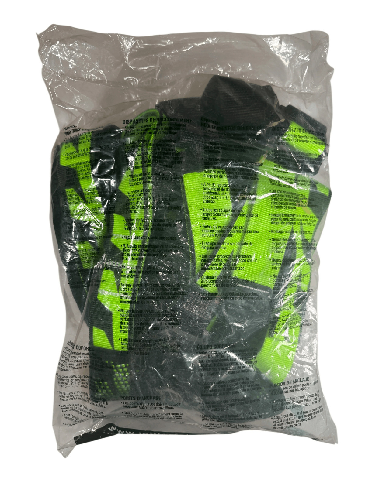Miller AAF-TB23XG 400 lb Capacity Size 2XL/3XL Climbing Vest Full Body Harness