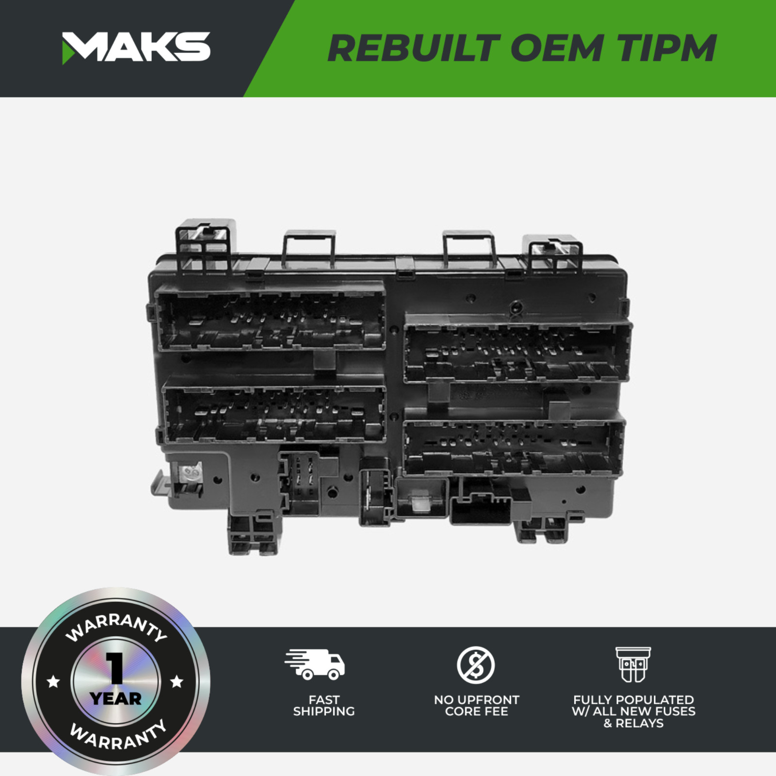 2015–2016 RAM 2500/ 3500/ 4500/ 5500 6.7L OEM Rebuilt TIPM Fuse Box 68243265AC