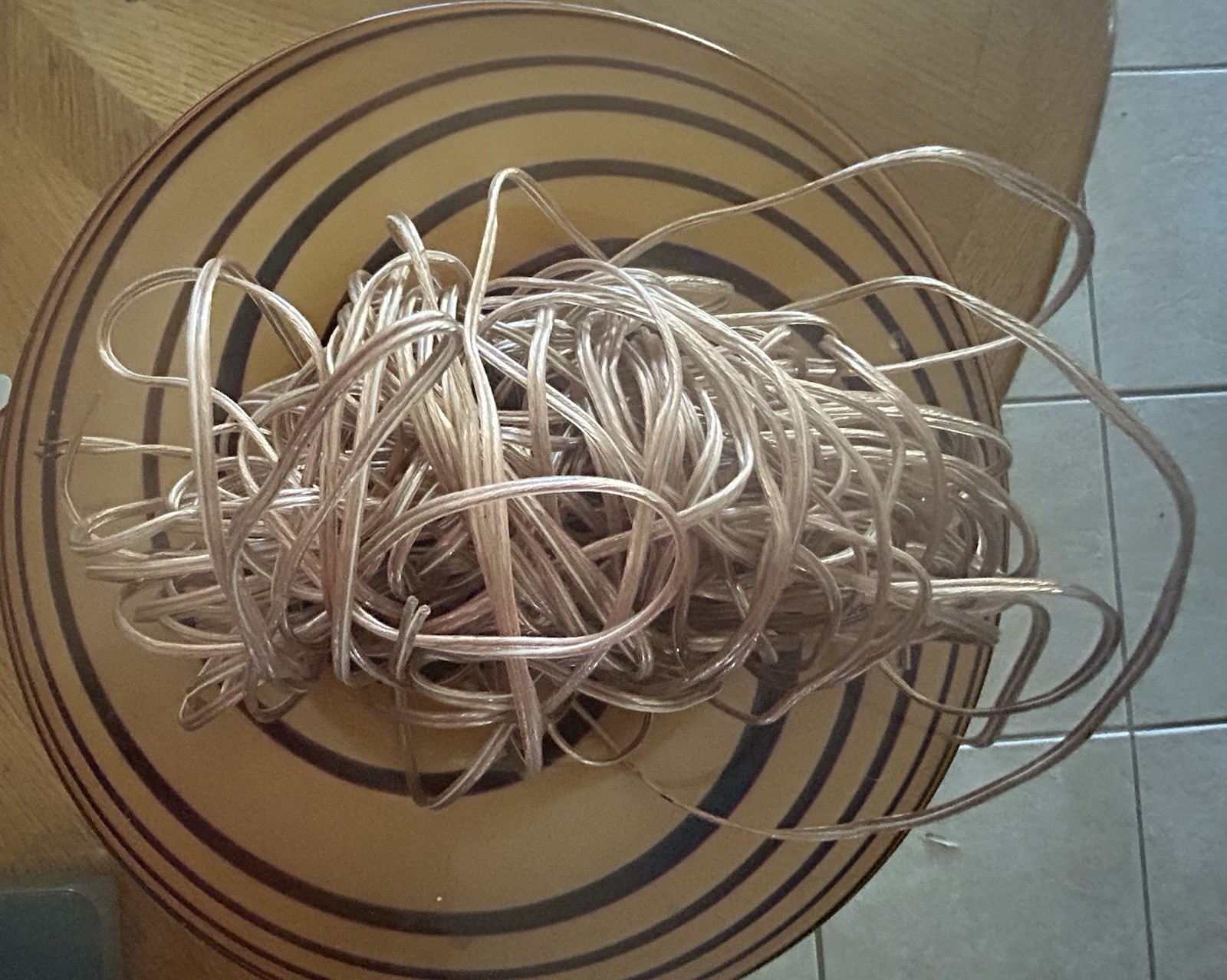 Over 75 Ft Of Speaker/Sound Wire From Estate Clean Out Spliceseveral Times