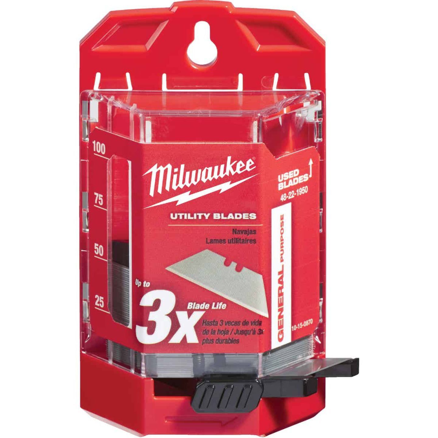 Milwaukee 48-22-1950 General Purpose Utility Blades, 50-Pack