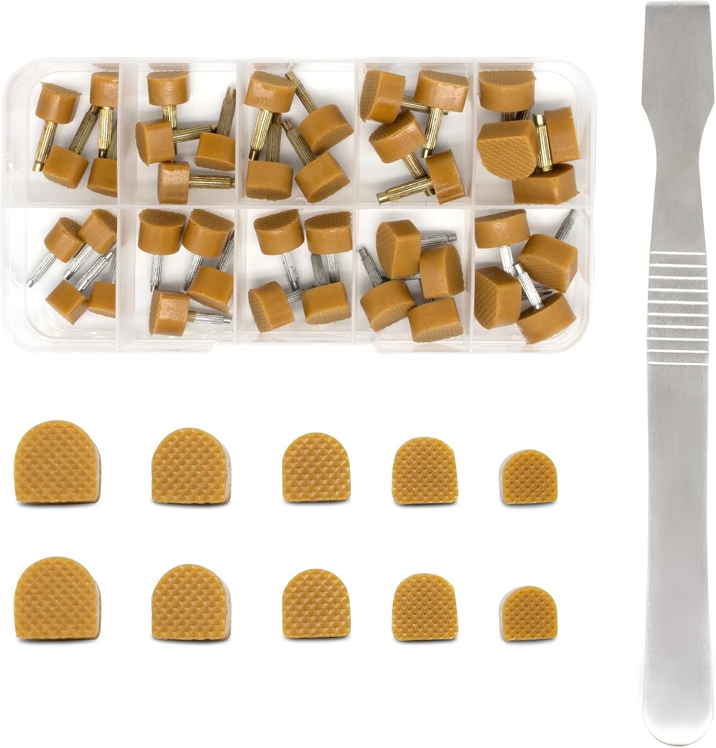 Easy to Use High Heel Replacement Tips Kit with Storage Box - 40 Tips Included