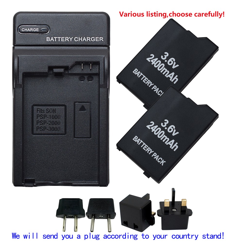 BATTERY or charger FOR SONY PSP 3000 3001 3003 3004 lite Slim PSP 2001 PSP-S110