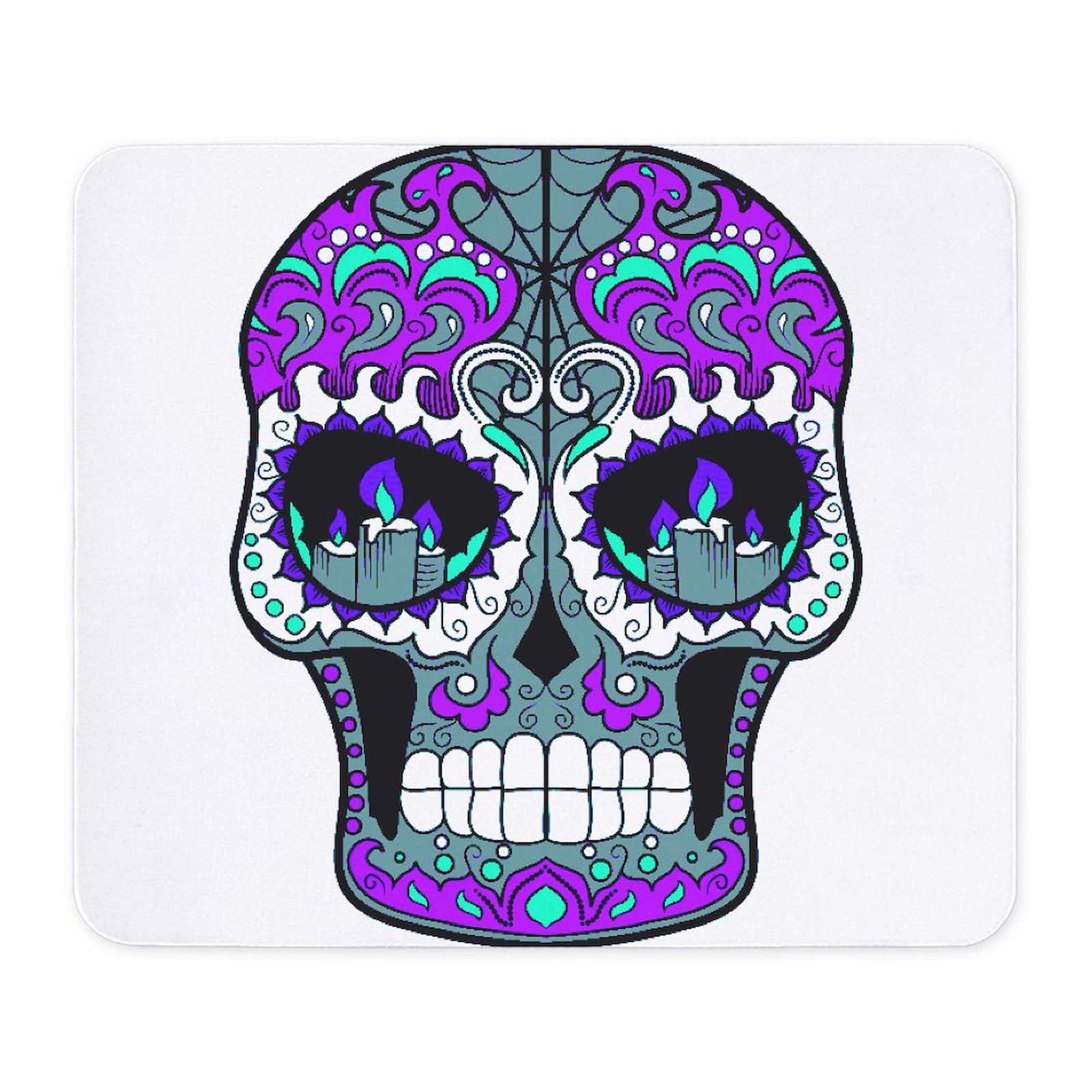 CafePress Best Seller Sugar Skull Mousepad  (124530867)