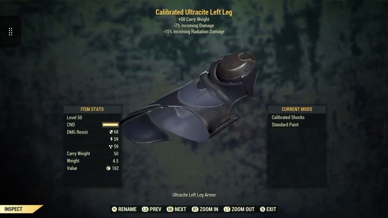 (Xbox) Ultracite Power Armor with Jet Pack - Full Set Fully Modded
