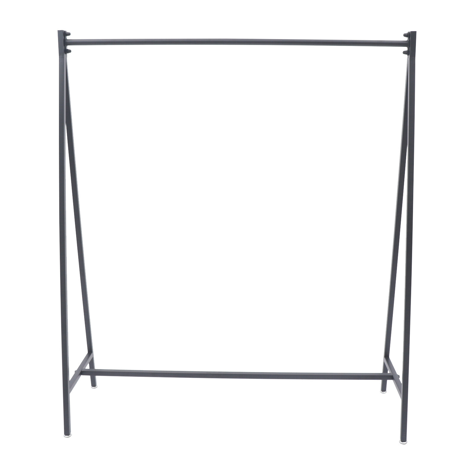 Black Metal Clothes Rack Garment Hanger Clothes Display Stand For Clothing Store