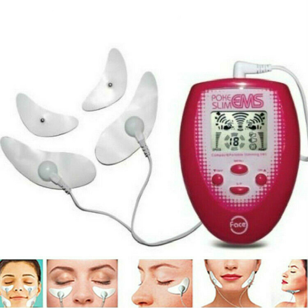 Electric V Face Sticker Tens Massager Thin Facial Muscle Stimulator Slimming
