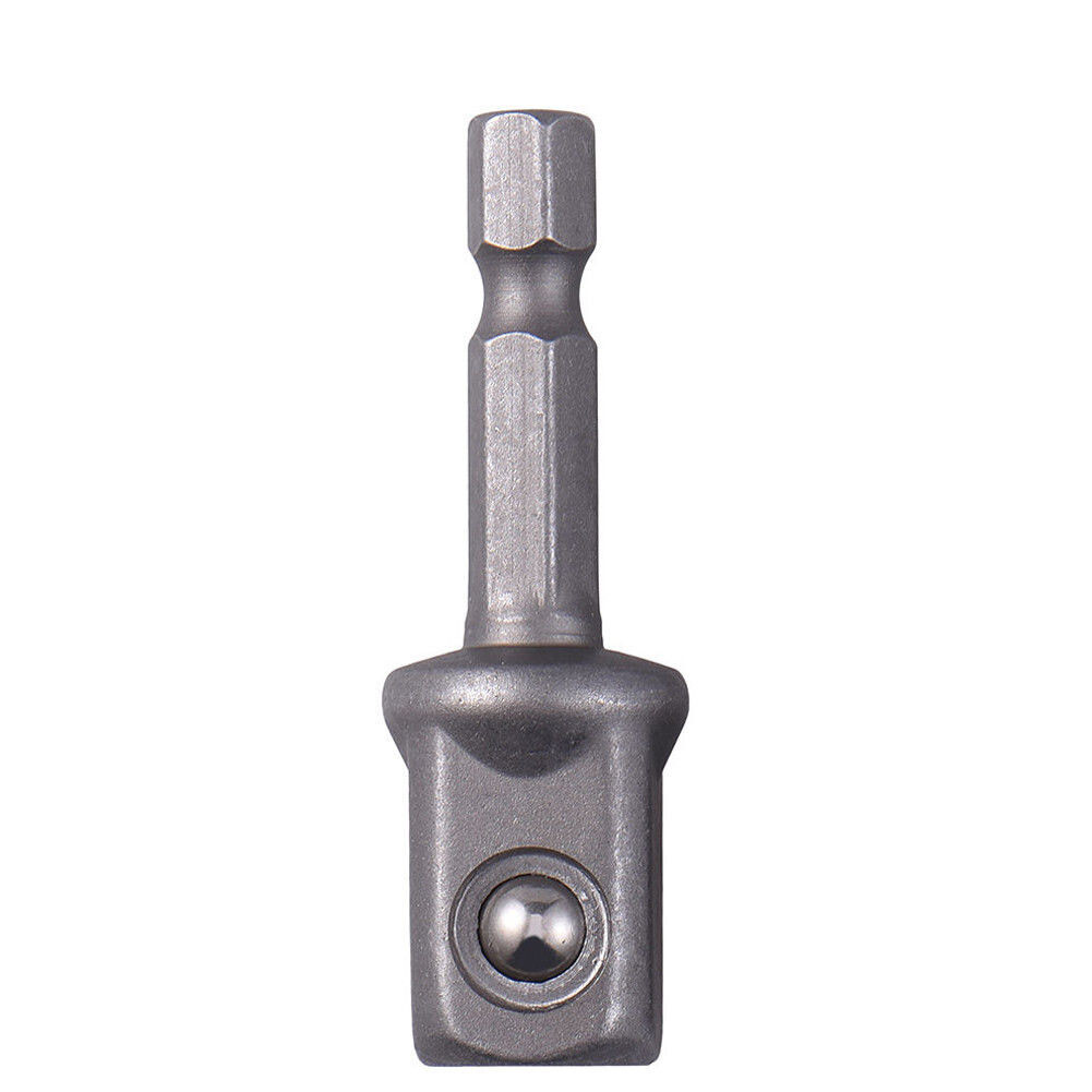 3Pcs 1/4" 3/8" 1/2" Impact Driver Tools Socket Adapter Drill BIts Set Hex Shank