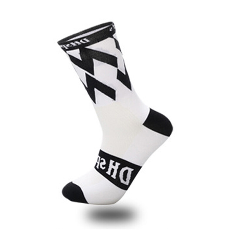 Cycling Riding Socks Men Women Bicycle Bike Sports Ankle Socks XC MTB  BMX White