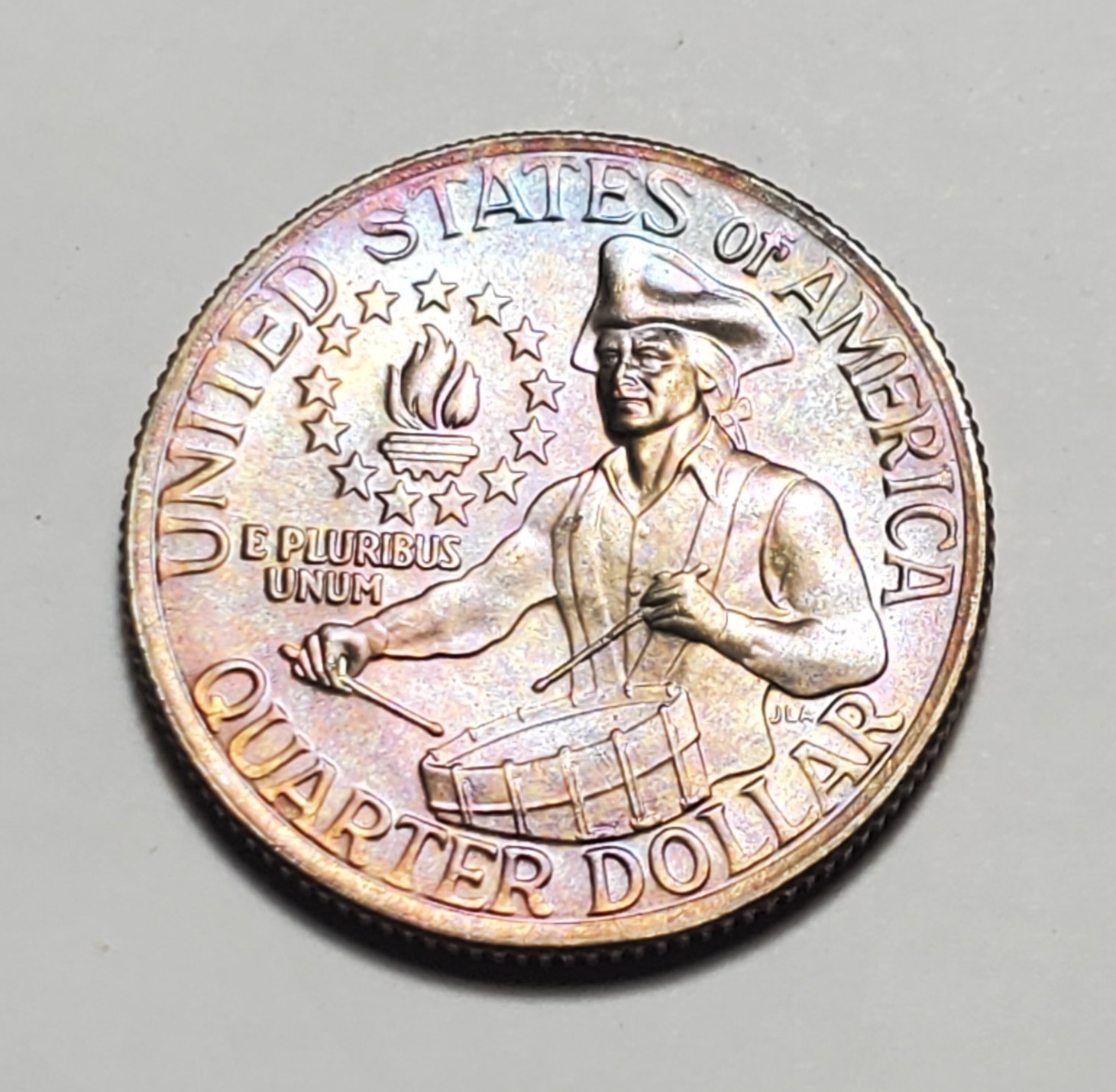 TONED 1976 P WASHINGTON QUARTER UNC #C10727