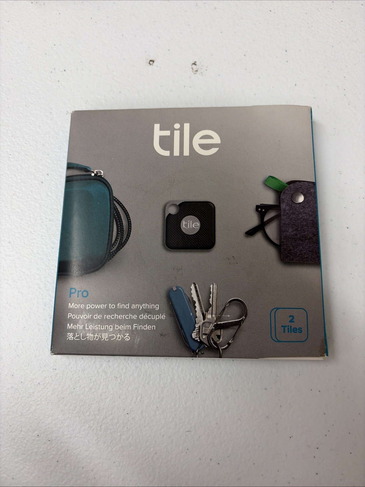 Tile Pro Tracker 2 pack - 300ft Range - Black - New - Sealed