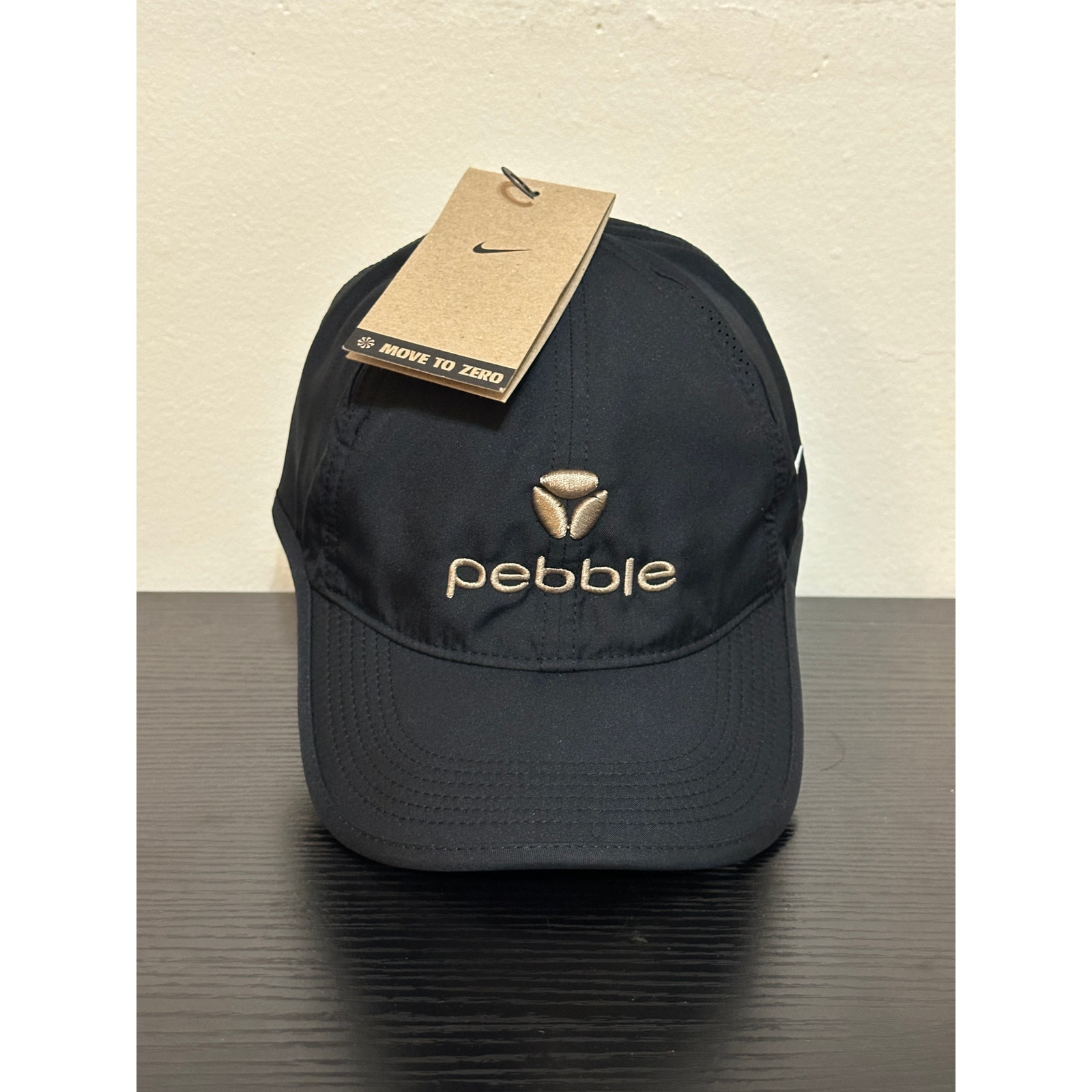 *RARE* Nike Pebble Beach Adult Unisex Jogger/Runner Dri-Fit Club Cap Black NWT