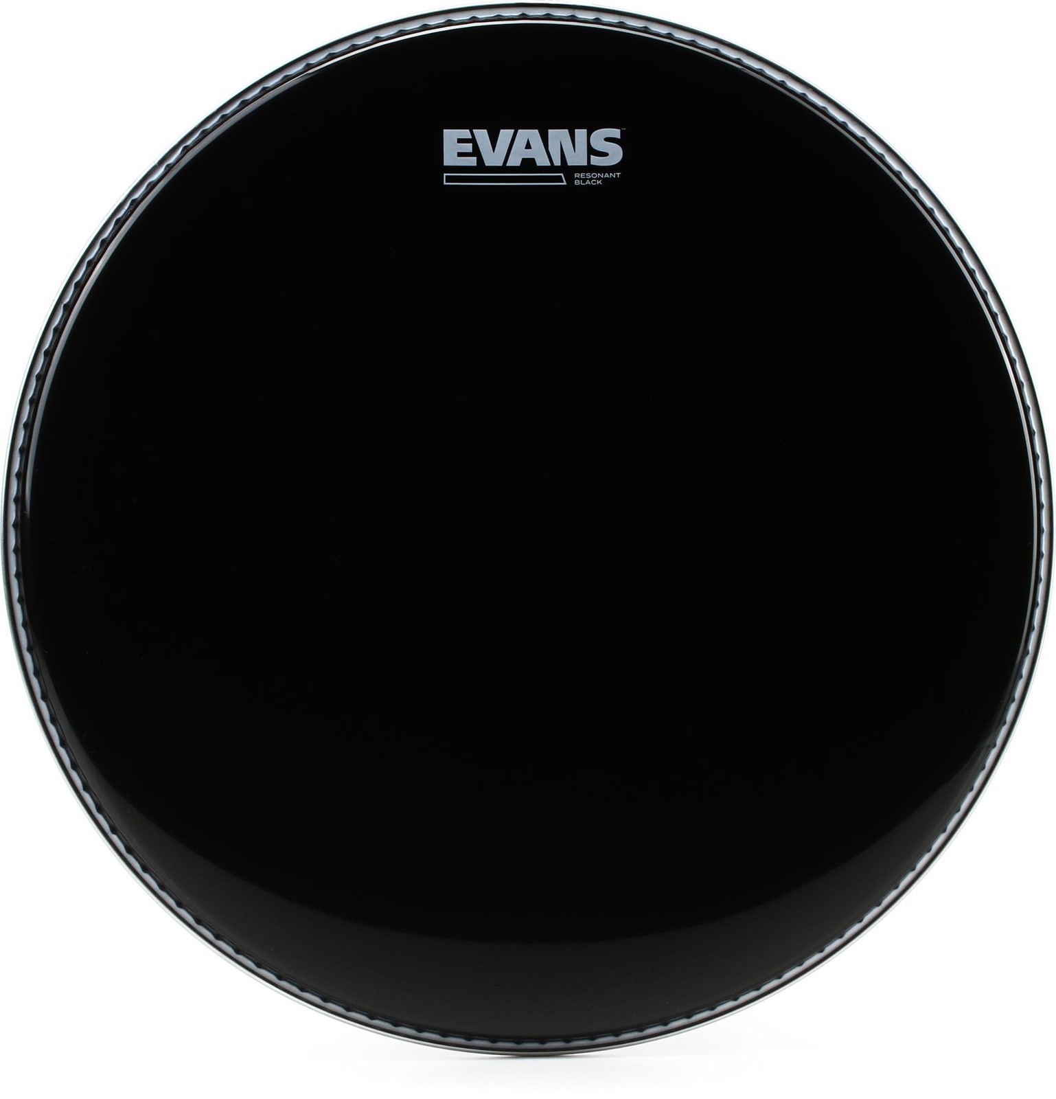 Evans Resonant Black Tom Head - 14 inch (2-pack) Bundle