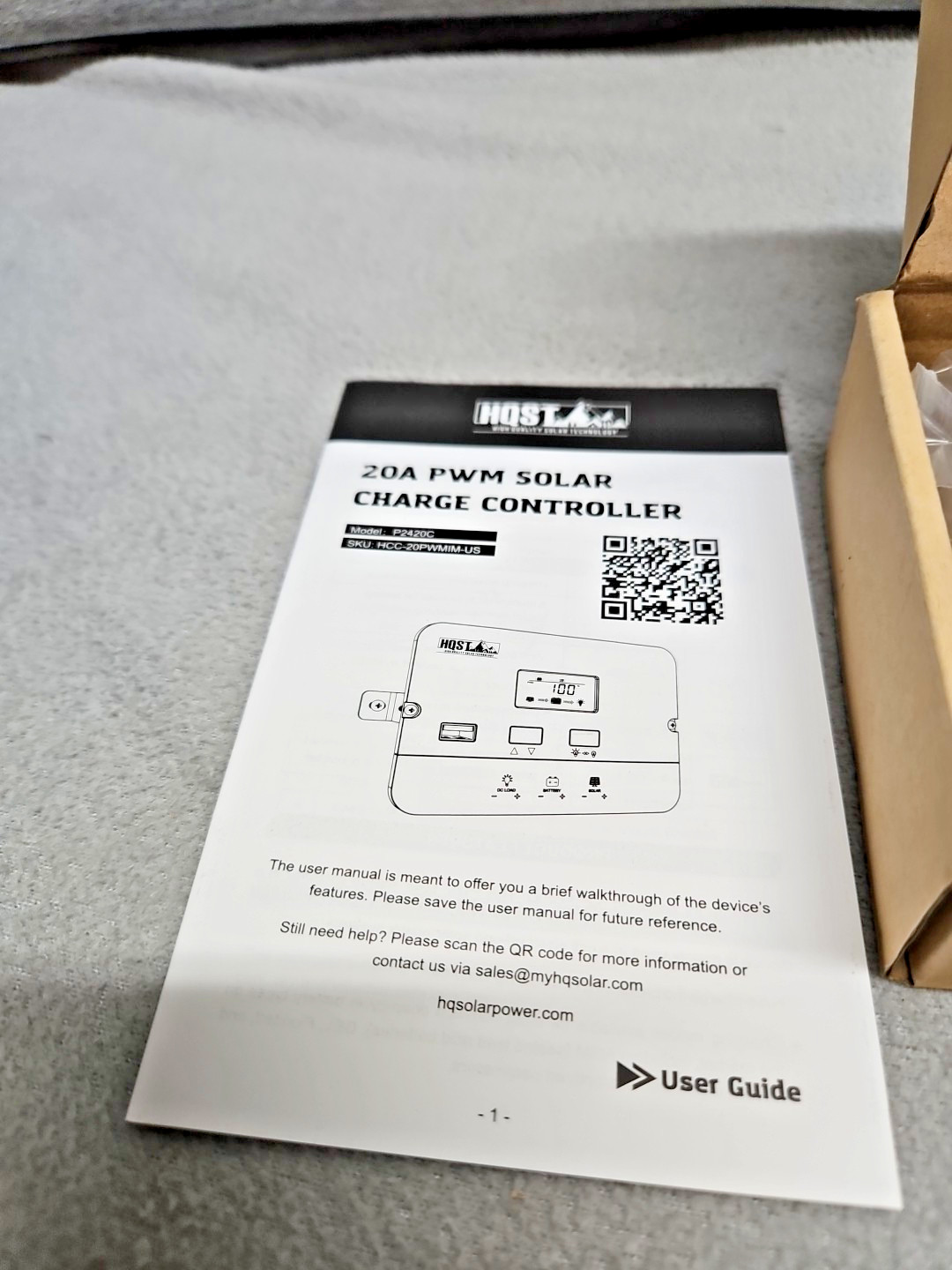 20Ab Smart PWM Solar Charge Controller New (T9)