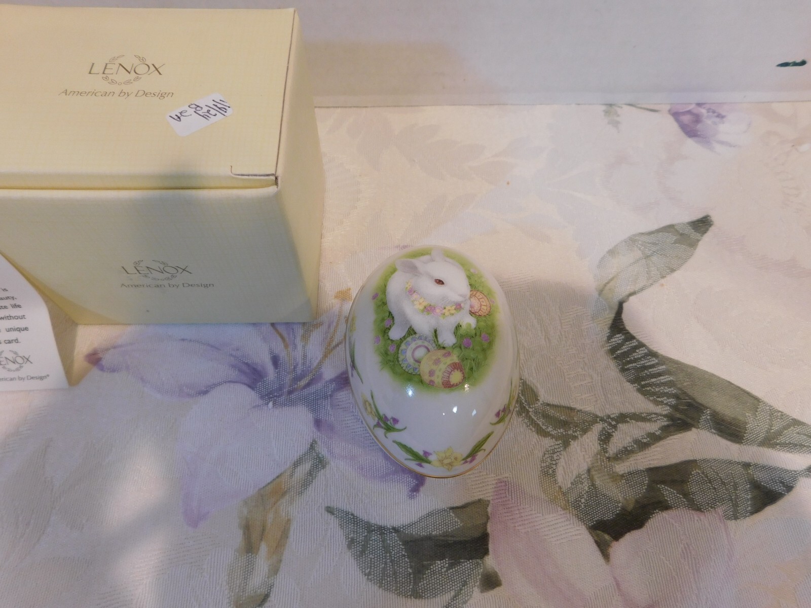 LENOX Spring Visitor Egg Box  NIB #2