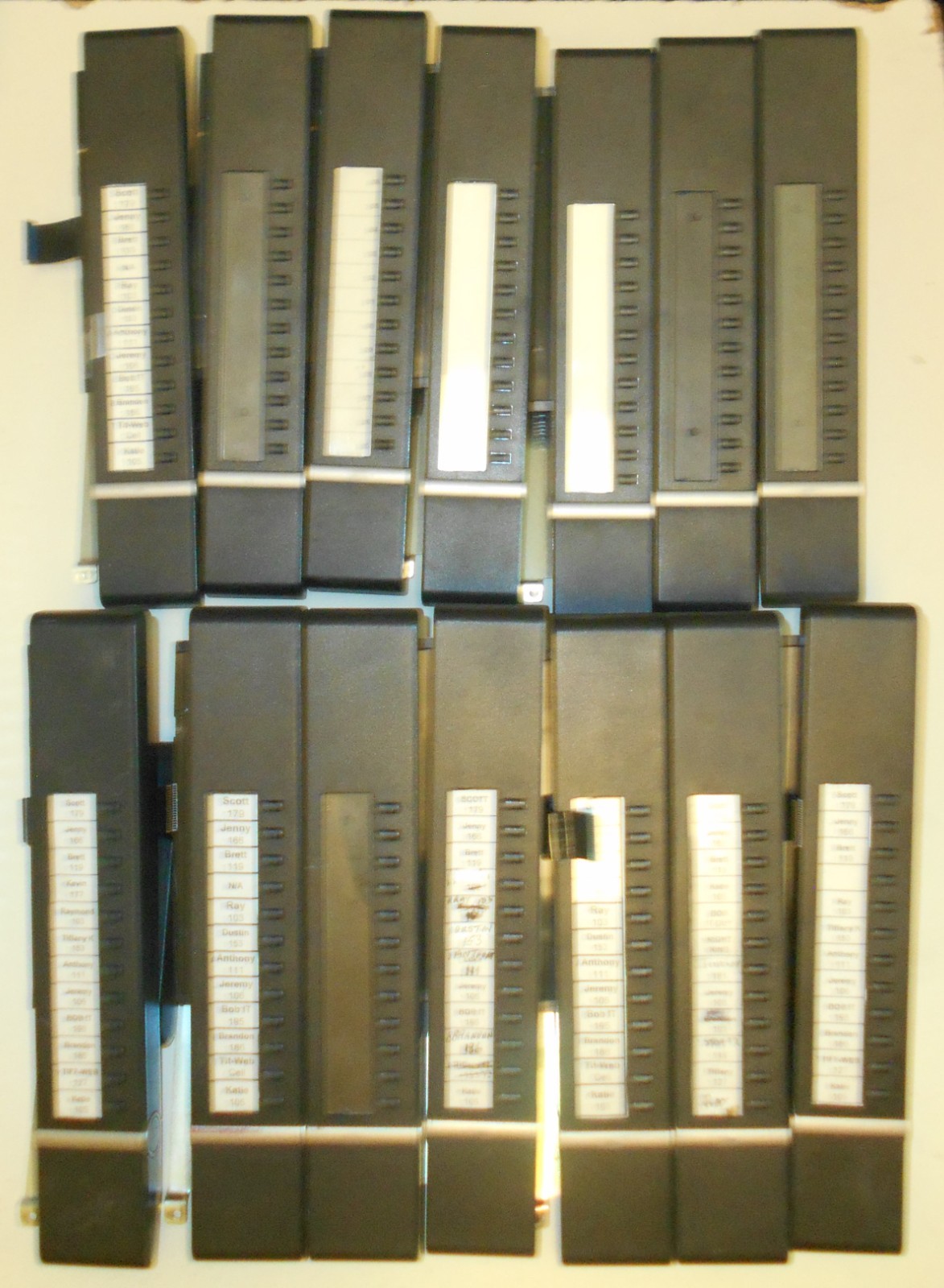 One - PANASONIC KX-T7603-B 12 BUTTON ADD-ON MODULE - 14 Available.