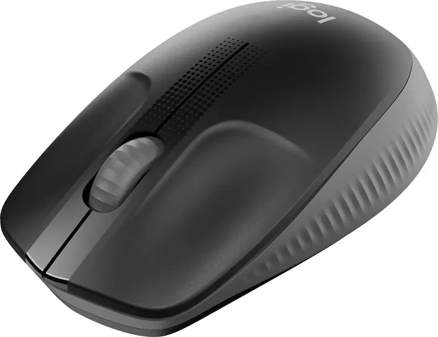 Logitech - M190 Wireless Optical Ambidextrous Mouse - Charcoal (910-005901)