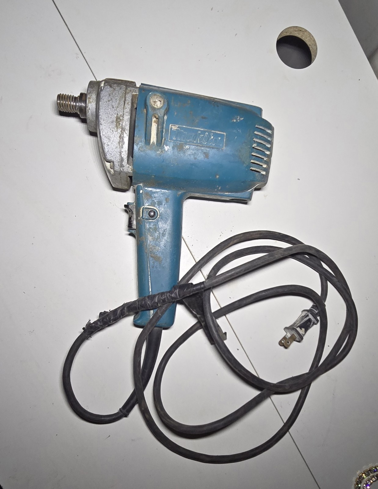 Vintage Makita 180mm Electronic Disc Sander 9218BS 115v 5.2 Amp Used Works READ